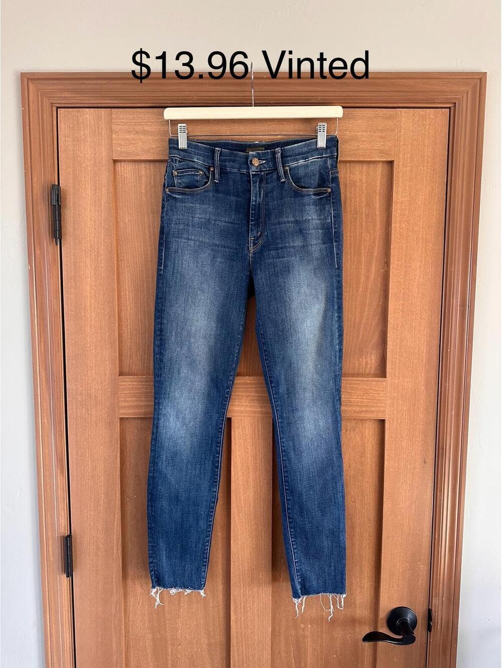 MOTHER The High Waisted Looker Ankle Fray in Not Rough Enough Women’s size 26 - Picture 13 of 15